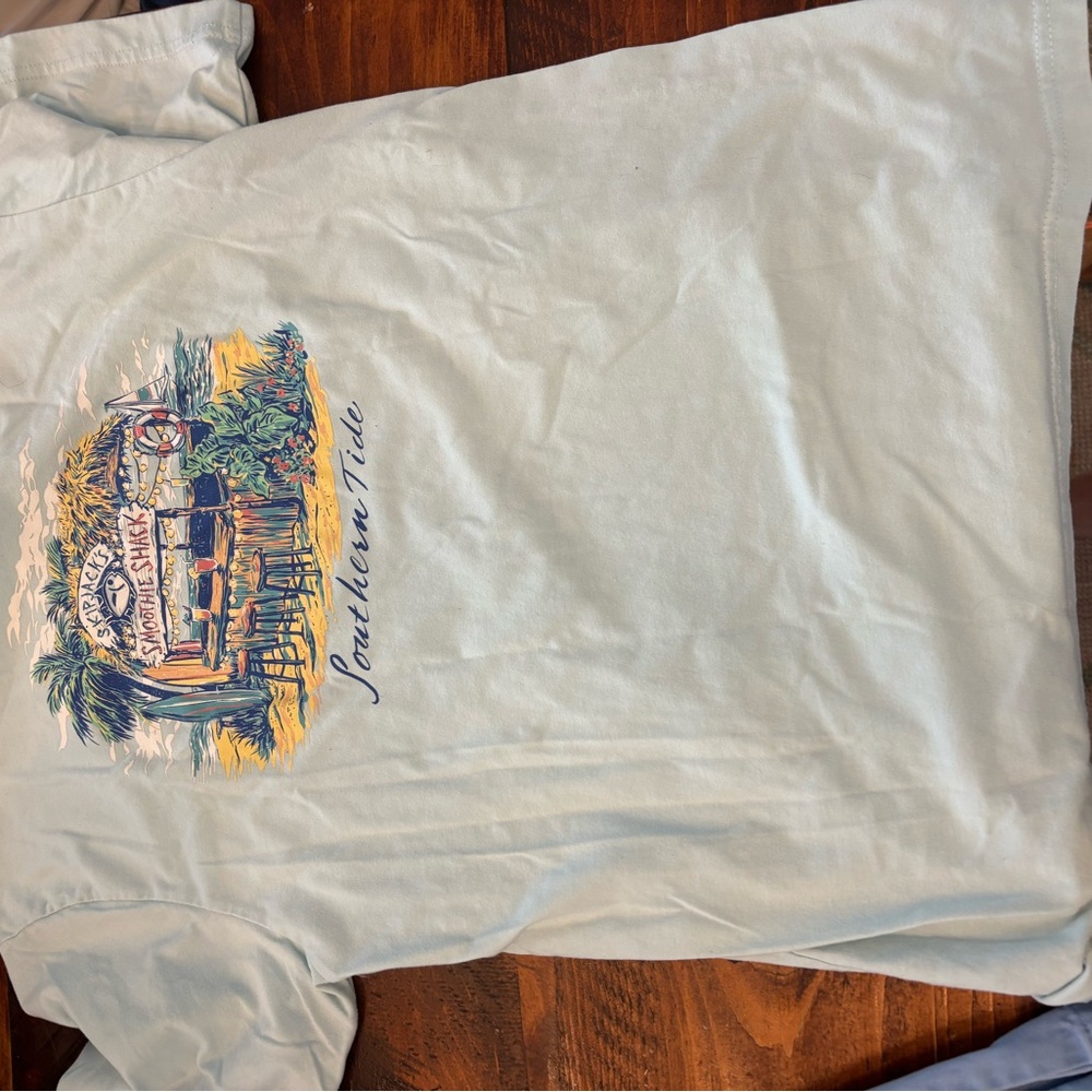 Southern Tide Sky Blue Tee